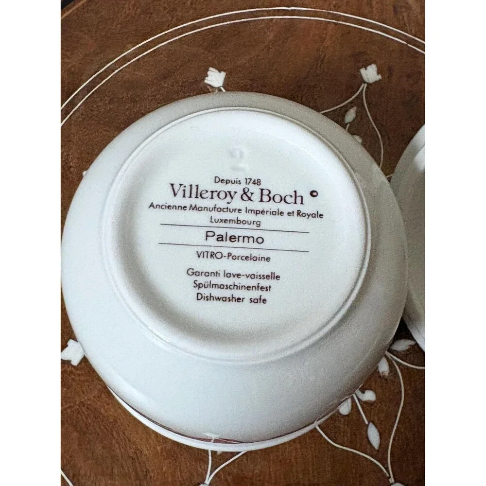 Vintage Villeroy & Boch ‘Palermo’ Sugar Bowl With Lid